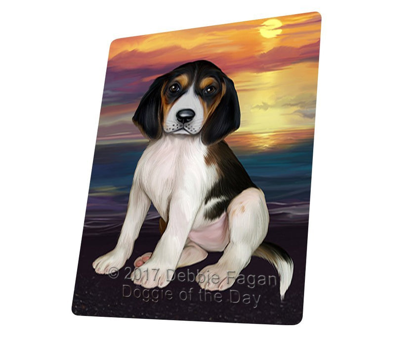 Treeing Walker Coonhound Dog Tempered Cutting Board CB176