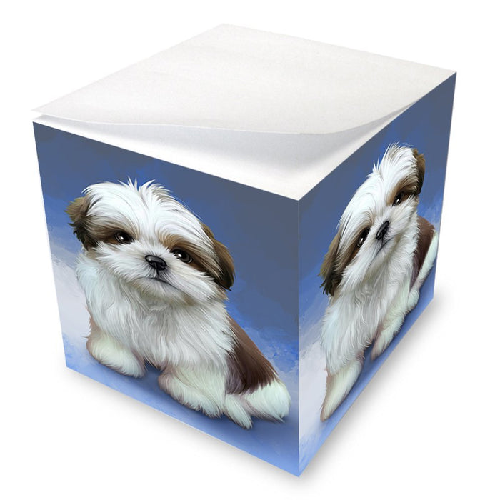 Shih Tzu Dog Note Cube