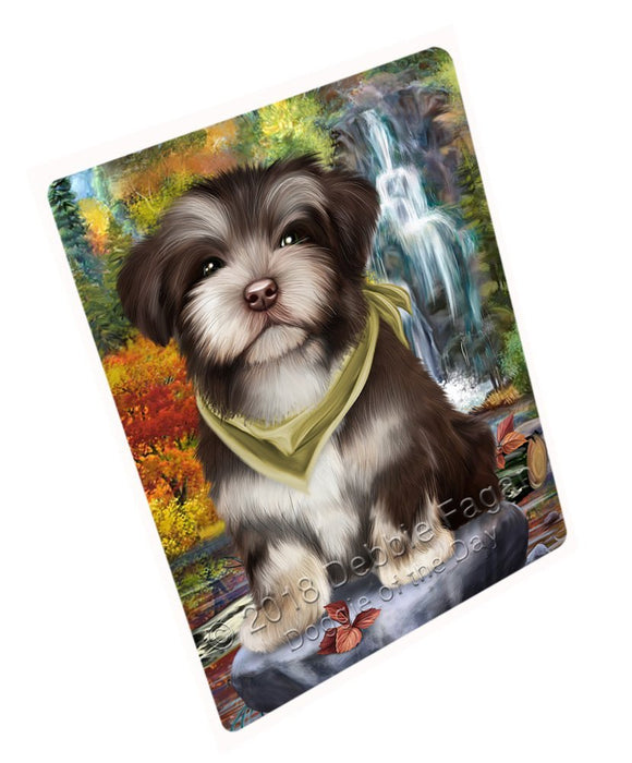 Scenic Waterfall Havanese Dog Magnet Mini (3.5" x 2") MAG52197