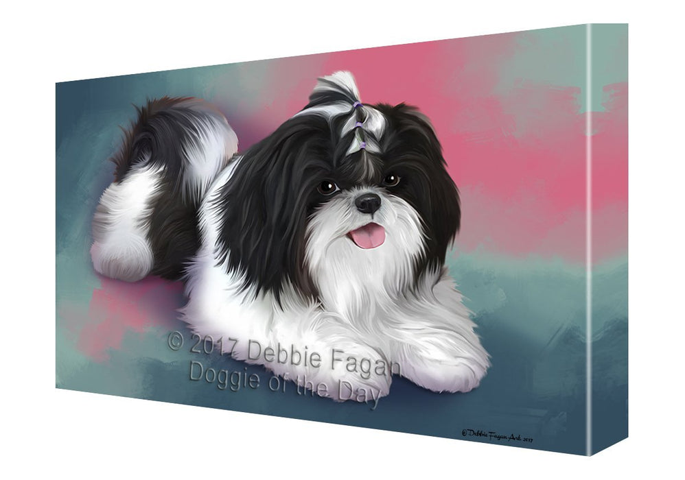 Shih Tzu Dog Canvas Wall Art D115