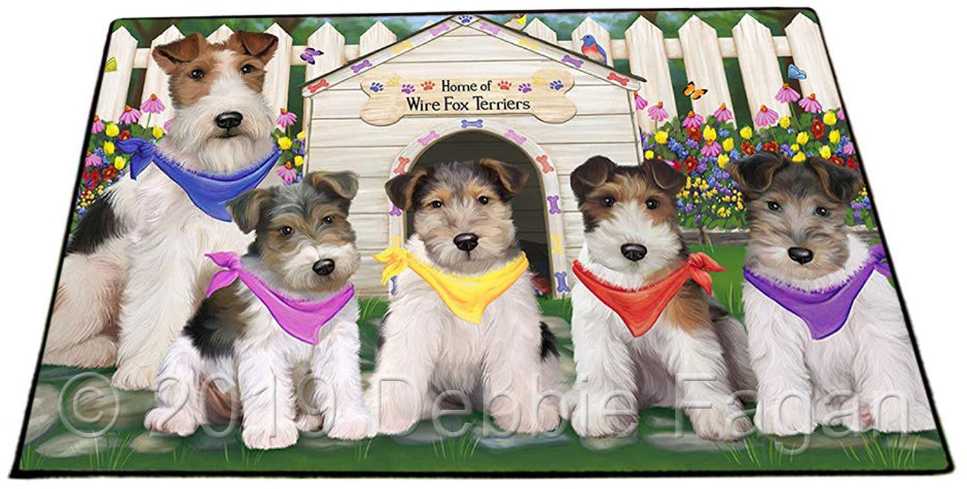 Spring Dog House Wire Hair Terriers Dog Floormat FLMS51579