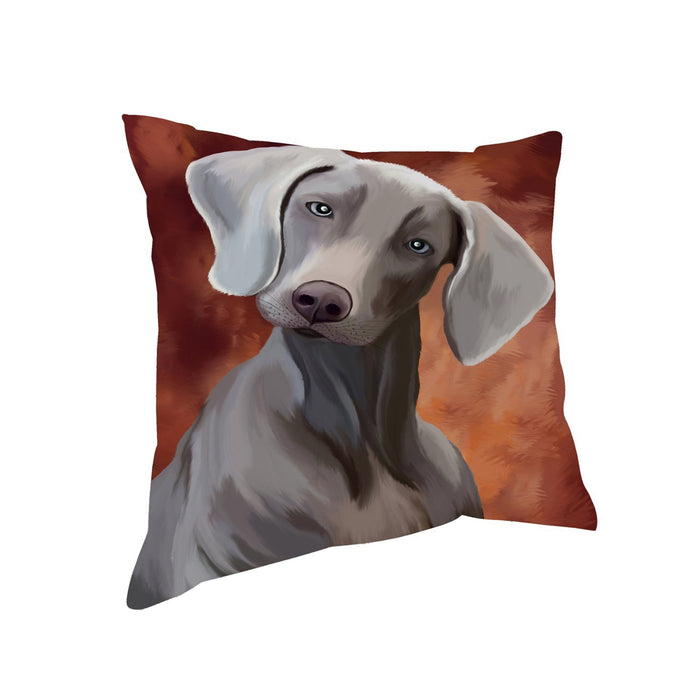Weimaraner Dog Throw Pillow