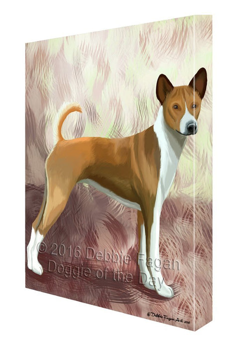 Telomian Puppy Dog Painting Printed on Canvas Wall Art