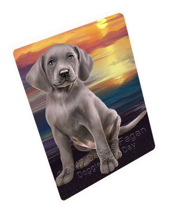 Weimaraner Dog Tempered Cutting Board C49452