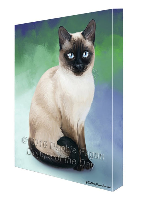 Thai Cat Canvas Wall Art