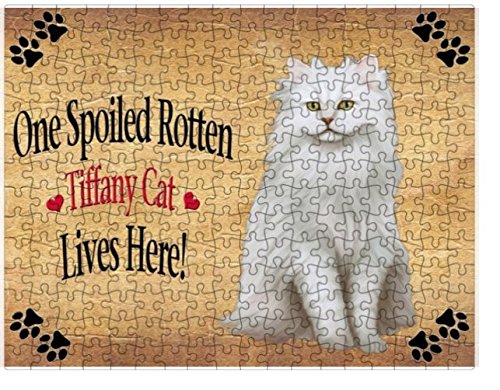 Spoiled Rotten Tiffany Cat Puzzle