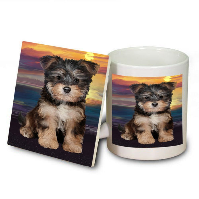 Yorkipoo Dog Mug and Coaster Set MUC48536