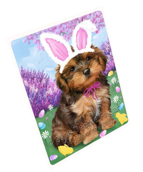 Yorkipoo Dog Easter Holiday Tempered Cutting Board C52167