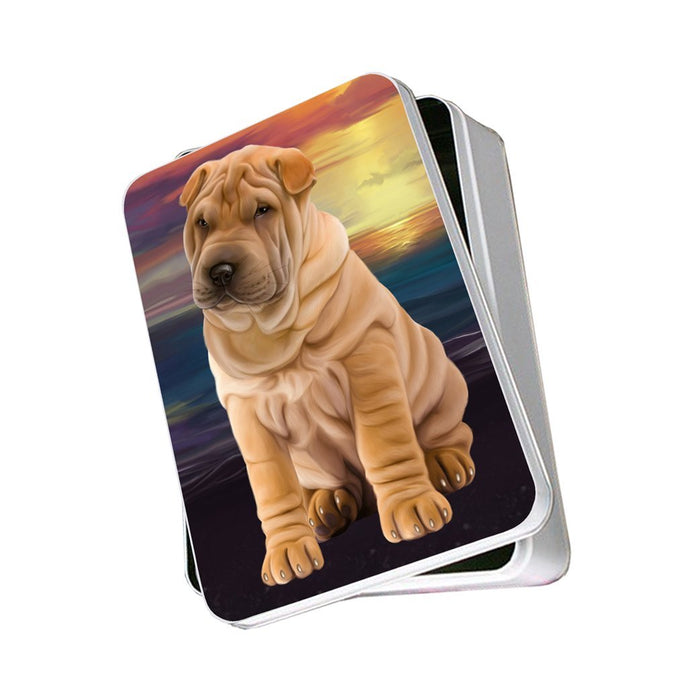 Shar-Pei Dog Photo Storage Tin
