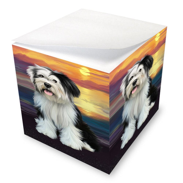 Tibetan Terrier Dog Note Cube NOC48532