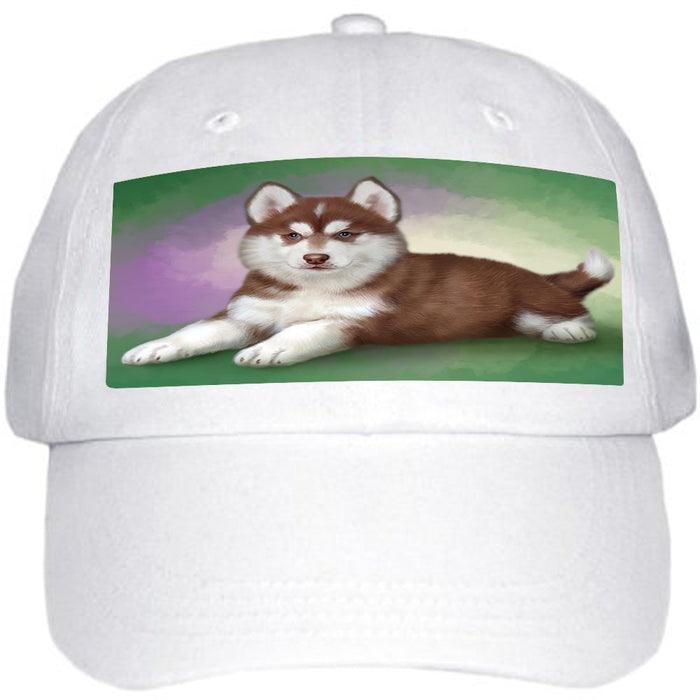 Siberian Husky Puppy Ball Hat Cap HAT48126