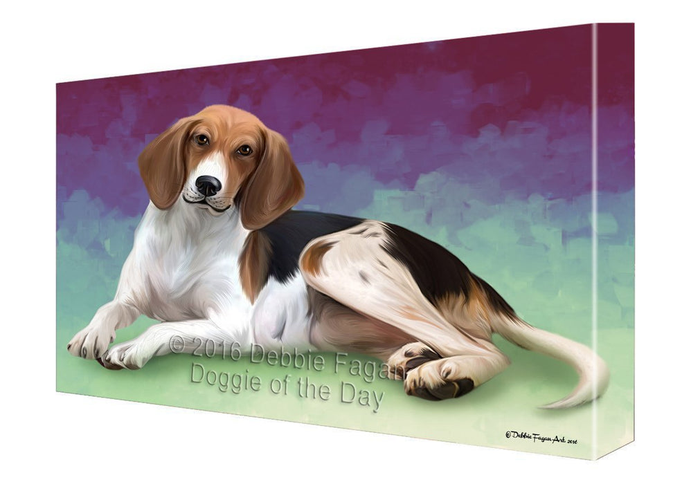 Treeing Walker Coonhound Dog Canvas Wall Art