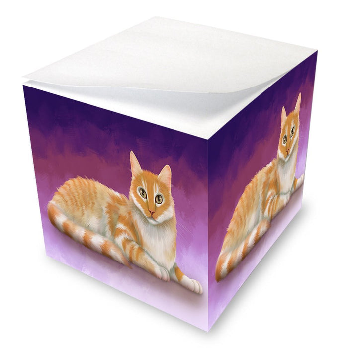 Turkish Van Cat Note Cube