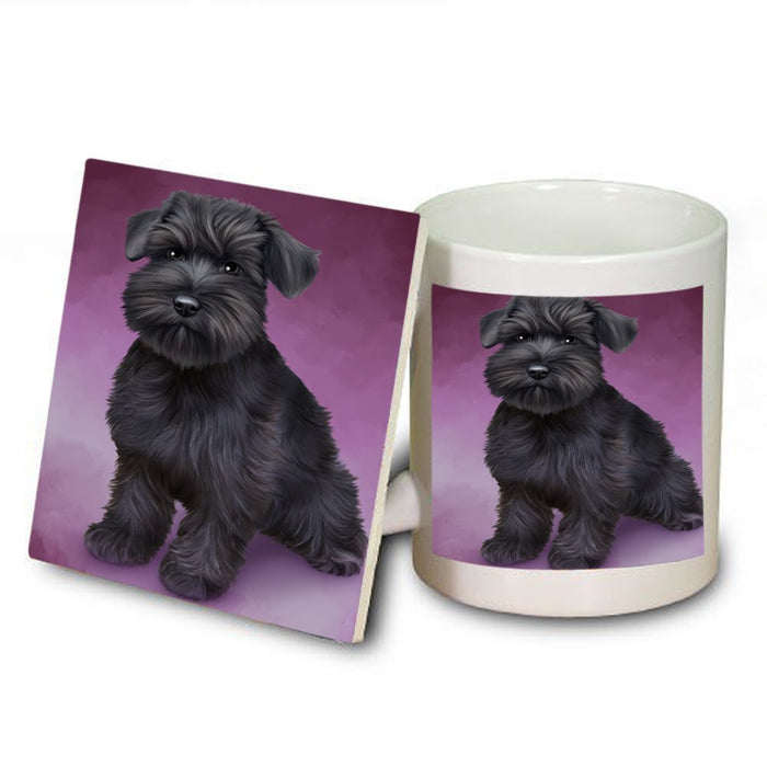 Schnauzer Dog Mug and Coaster Set