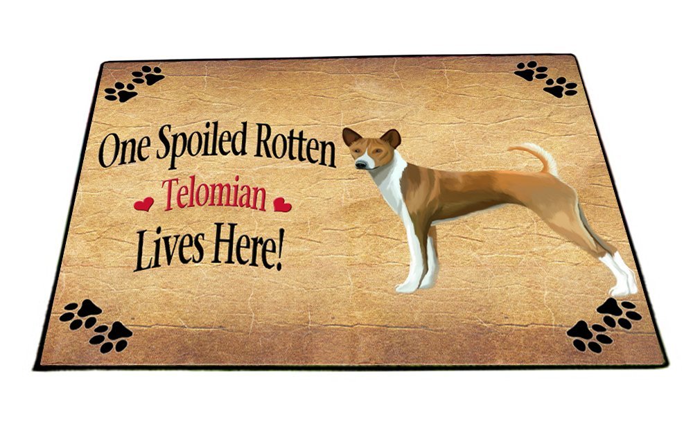 Spoiled Rotten Telomian Puppy Dog Indoor/Outdoor Floormat