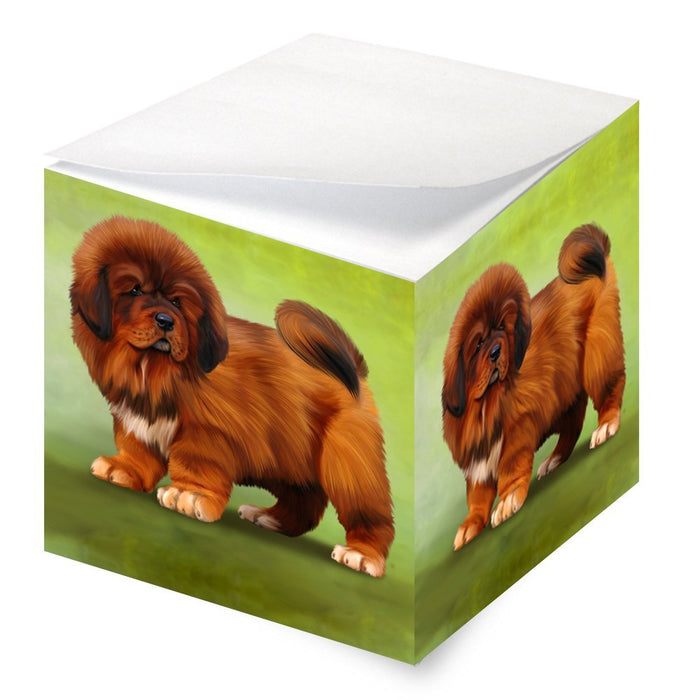 Tibetan Mastiff Dog Note Cube