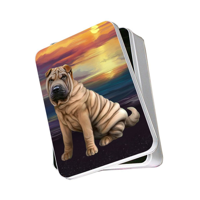 Shar-Pei Dog Photo Storage Tin