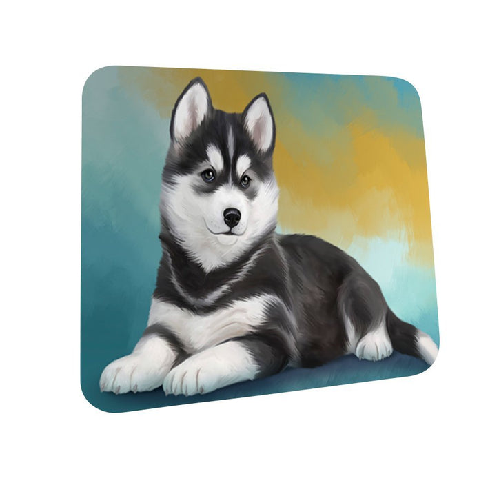 Siberian Husky Dog Coasters Set of 4