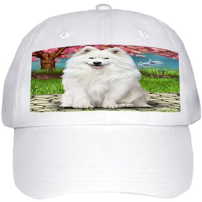 Samoyed Dog Ball Hat Cap HAT49314