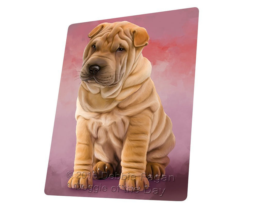 Shar Pei Dog Large Refrigerator / Dishwasher RMAG48600