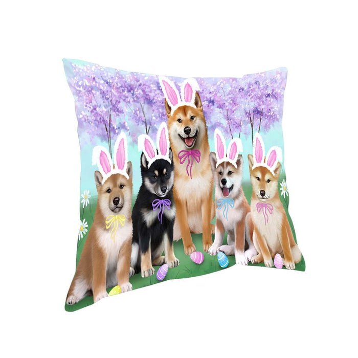 Shiba Inus Dog Easter Holiday Pillow PIL53452