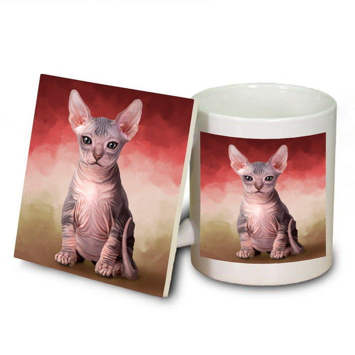 Sphynx Cat Mug and Coaster Set MUC48125