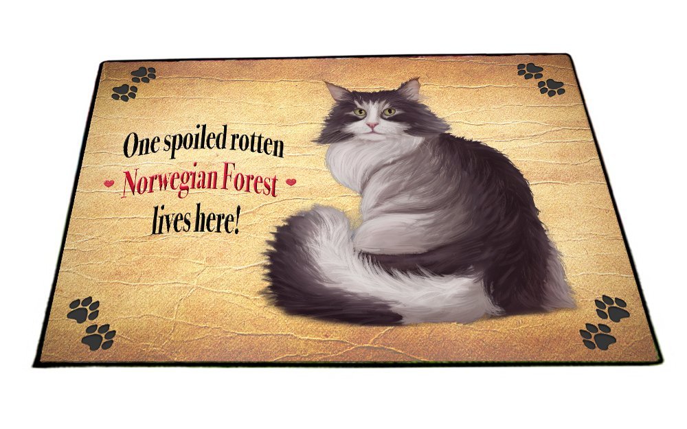 Spoiled Rotten Norwegian Cat Dog Floormat