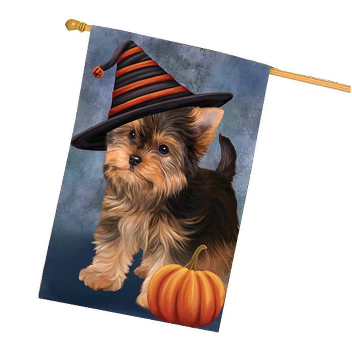 Yorkshire Terrier Puppy Dog House Flag