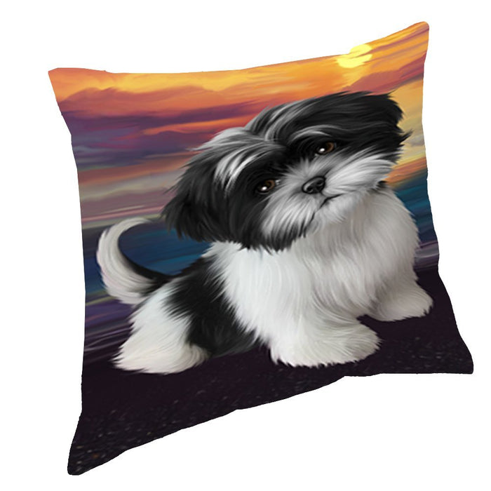 Shih Tzu Dog Throw Pillow D561