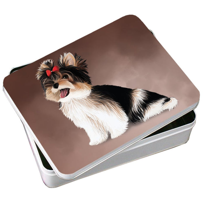 Yorkshire Terrier Dog Photo Storage Tin