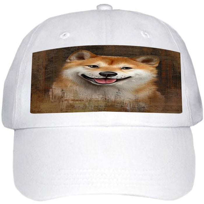 Rustic Shiba Inu Dog Ball Hat Cap HAT48447