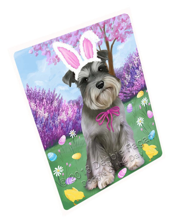 Schnauzer Dog Easter Holiday Large Refrigerator / Dishwasher Magnet RMAG56010