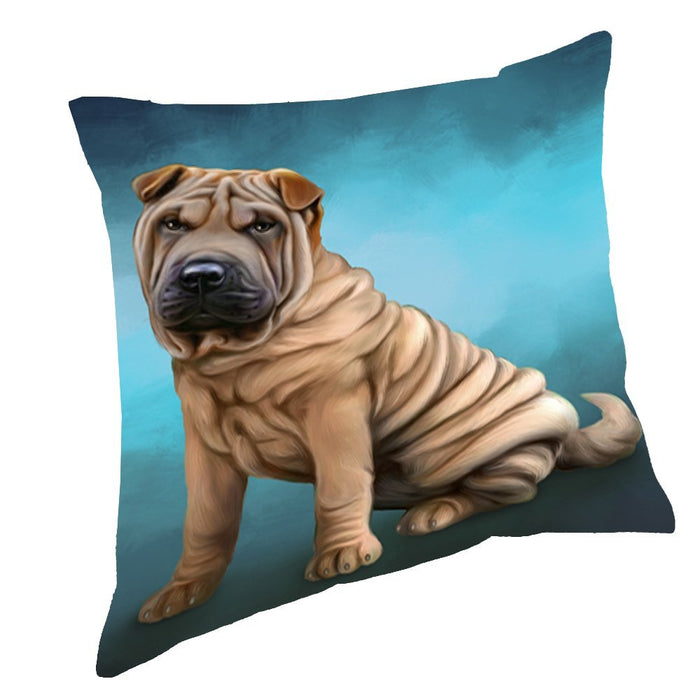 Shar Pei Dog Pillow PIL48428