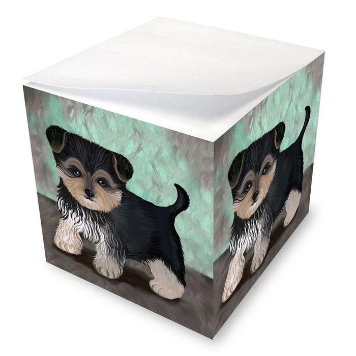 Yorkipoo Dog Note Cube
