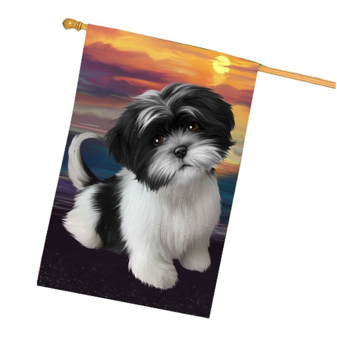 Shih Tzu Dog House Flag HF360