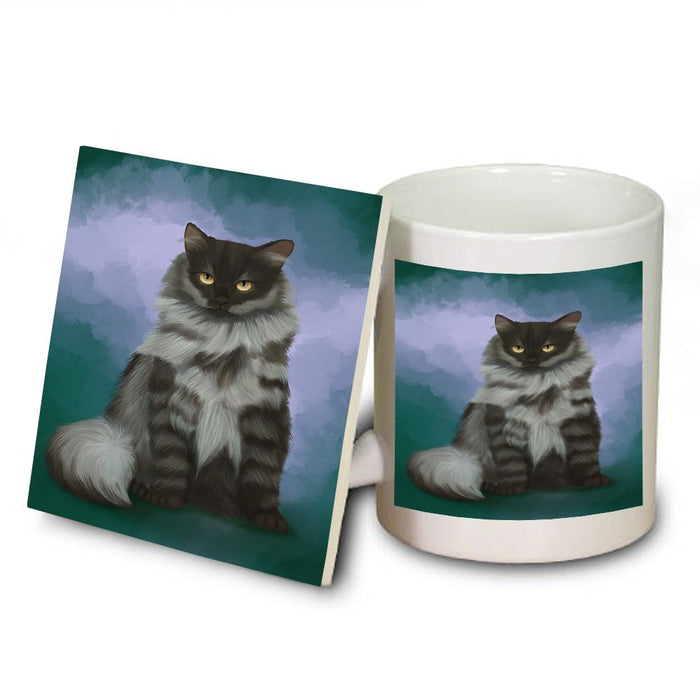 Siberian Cat Mug and Coaster Set MUC48109