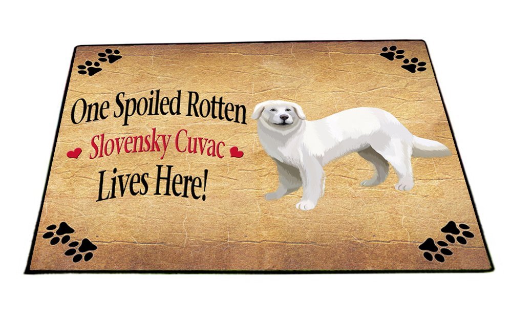 Spoiled Rotten Slovensky Cuvac Dog Indoor/Outdoor Floormat