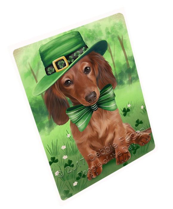 St. Patricks Day Irish Portrait Dachshund Dog Magnet Mini (3.5" x 2") MAG48423