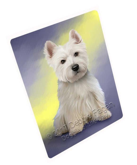 West Highland White Terrier Dog Tempered Cutting Board C49134