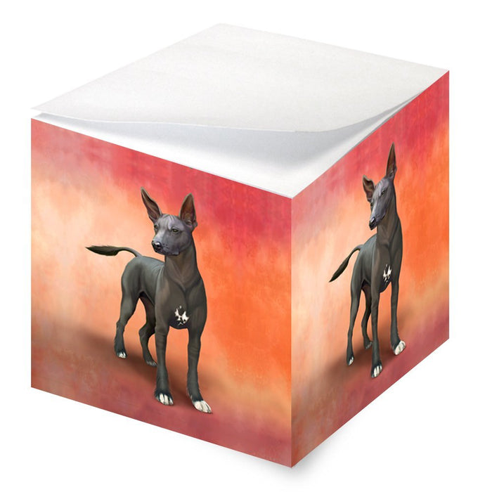 Xoloitzcuintle Dog Note Cube