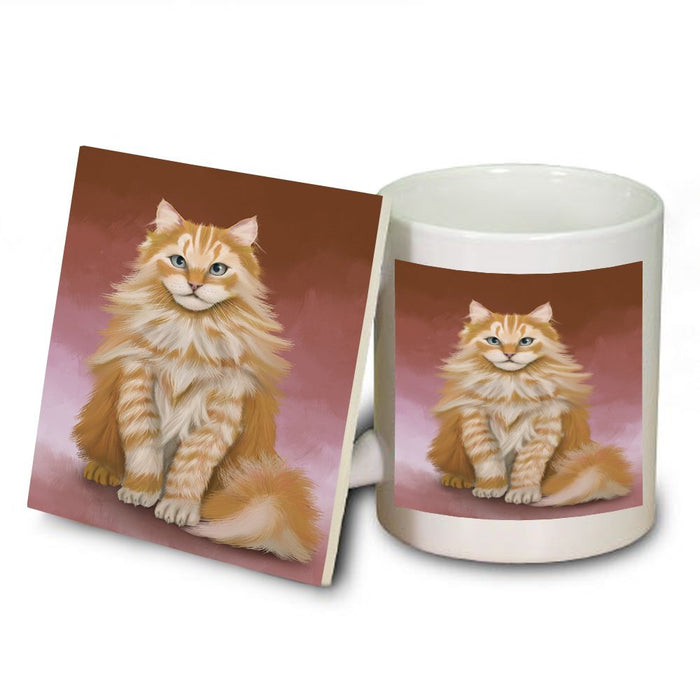 Siberian Cat Mug and Coaster Set MUC48111