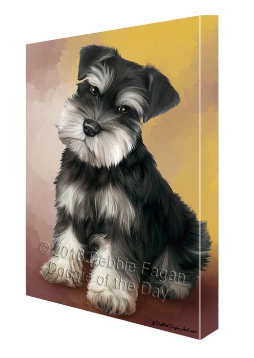 Schnauzer Dog Canvas Wall Art