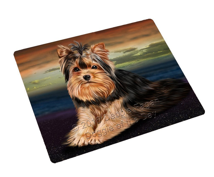 Yorkshire Terrier Dog Tempered Cutting Board (Small)