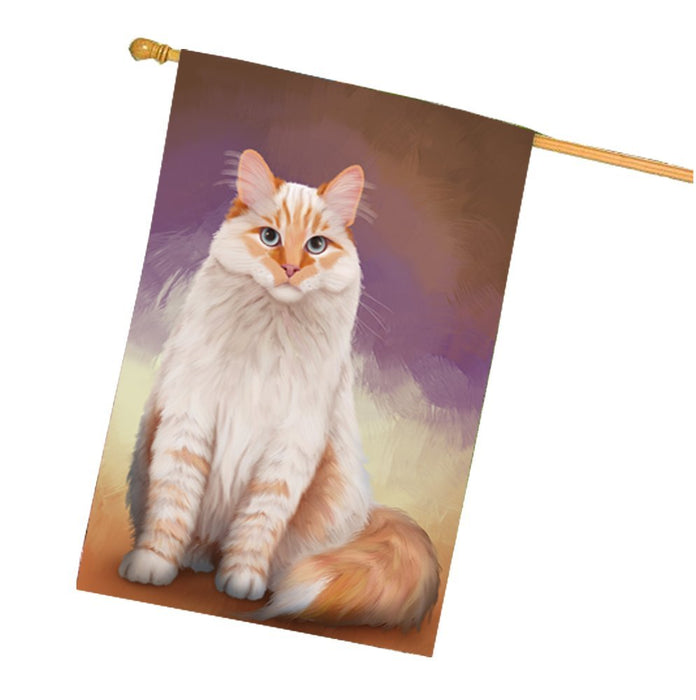 Siberian Cat House Flag FLGA48121