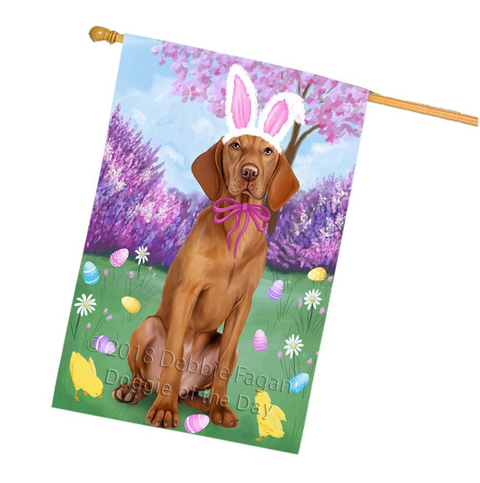 Vizsla Dog Easter Holiday House Flag FLG49387