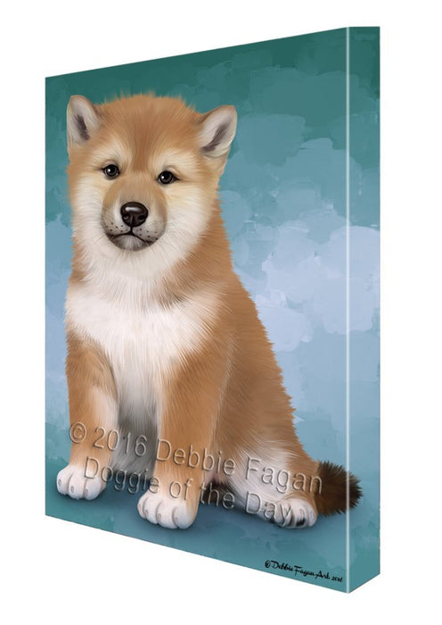 Shiba Inu Dog Canvas Wall Art