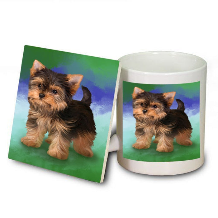 Yorkshire Terrier Dog Mug and Coaster Set