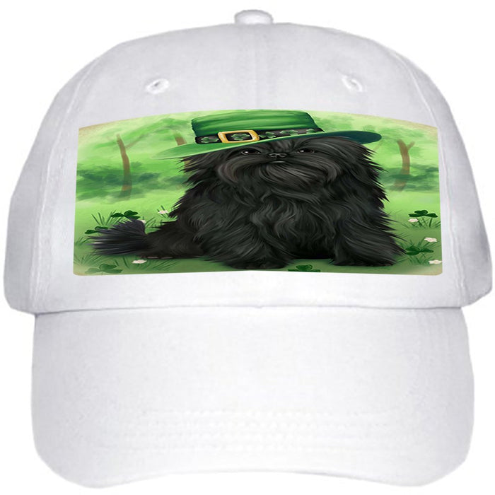 St. Patricks Day Irish Portrait Affenpinscher Dog Ball Hat Cap HAT49062