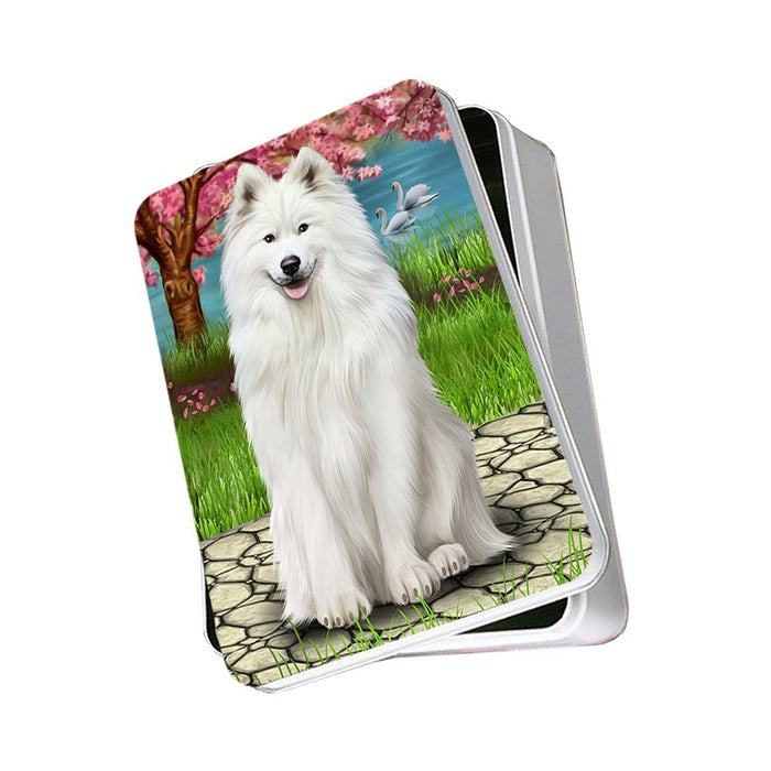 Samoyed Dog Photo Storage Tin PITN48527