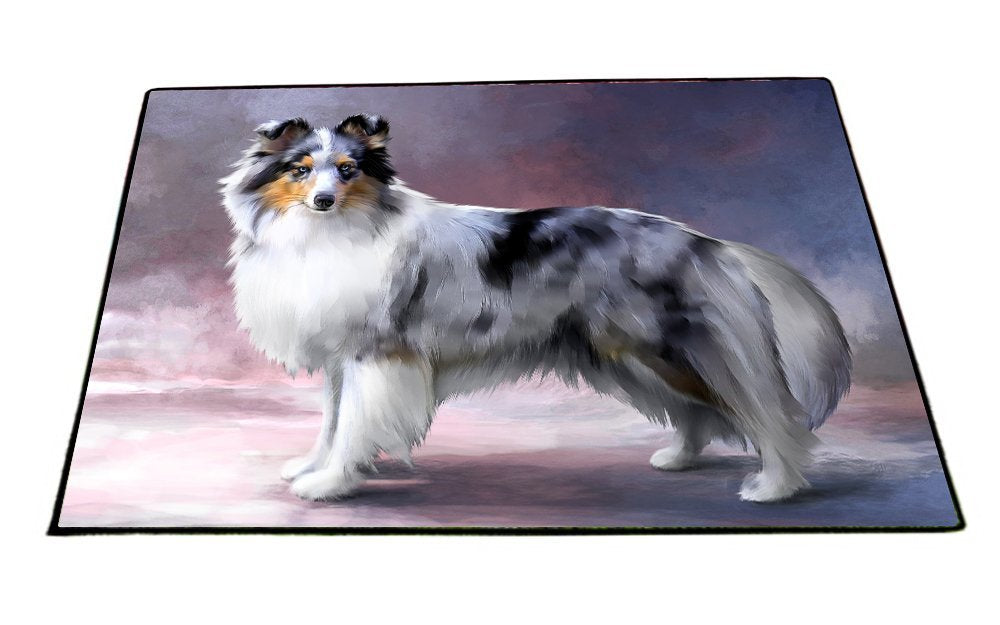 Shetland Sheepdog Blue Merle Dog Indoor/Outdoor Floormat